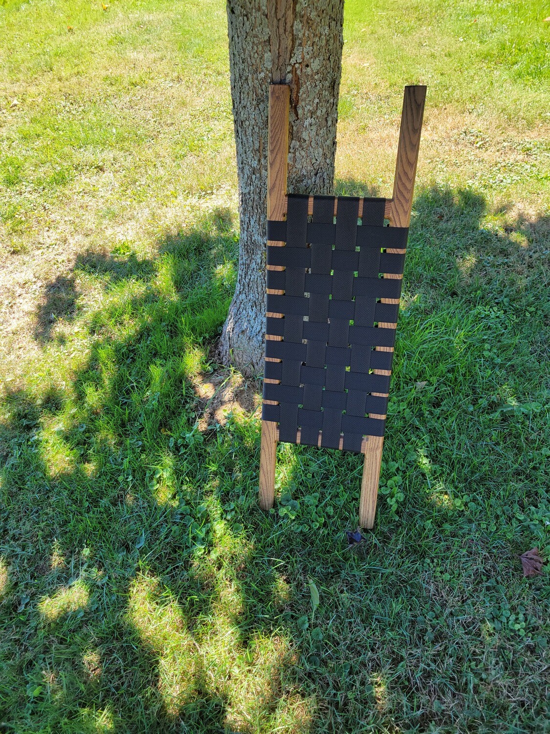 34" Contoured Ash Webbed &amp; Caned Canoe Seat