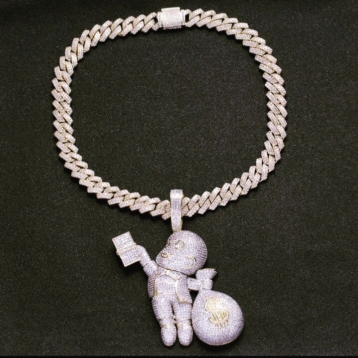 Iced out dollar baby 