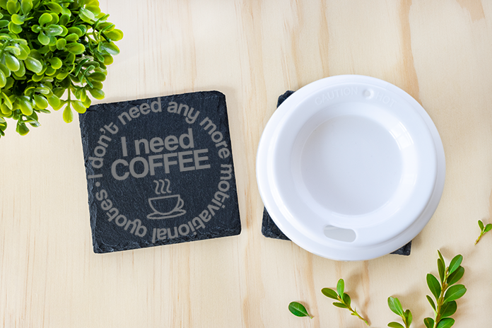 Personalized Slate Coasters | Wedding Gift | Housewarming Party | Wedding Favor | New Home Gift | Engagement Gift | Custom Closing Gift