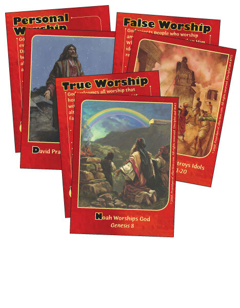 1CBC - At Worship with God - Bible Cards