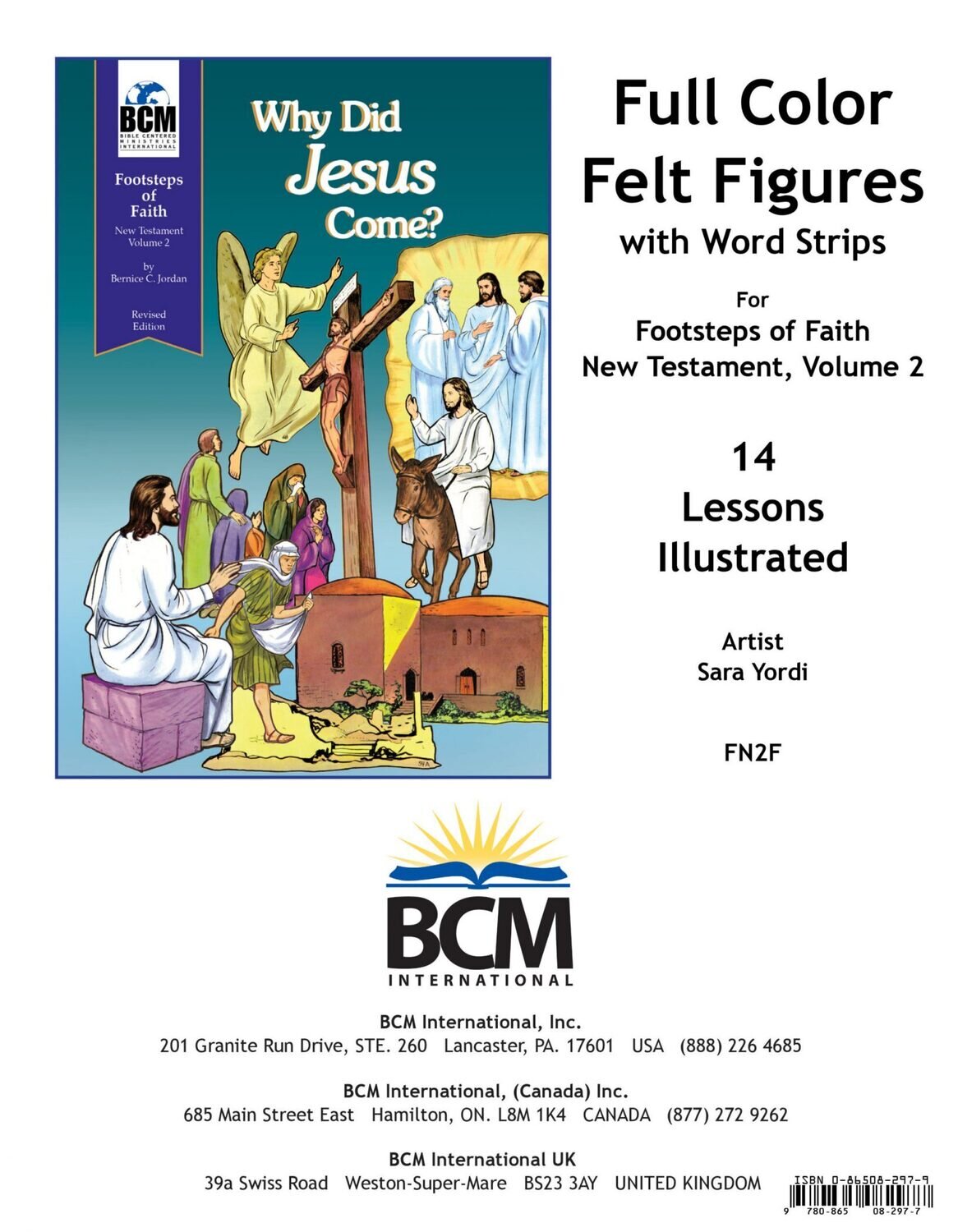FN2F - Footsteps of Faith Flannel Figures: Why Did Jesus Come? NT 2