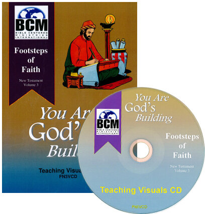 FN3VCD - Footsteps of Faith Teaching Visuals CD: You Are God's Building - NT 3