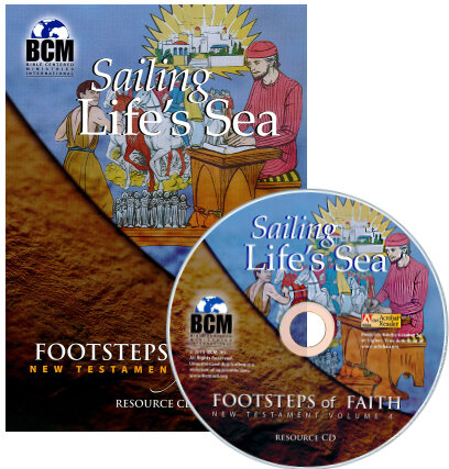 FN4RCD - Footsteps of Faith Teaching Resources CD: Sailing on Life's Sea - NT 4