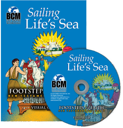 FN4VCD - Footsteps of Faith Teaching Visuals CD: Sailing on Life's Sea - NT 4