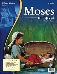 AB 75817 - Abeka:   Life of Moses in Egypt Flash-a-Cards