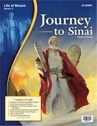AB 75825 - Abeka:   Life of Moses, Journey to Sinai Flash-a-Cards