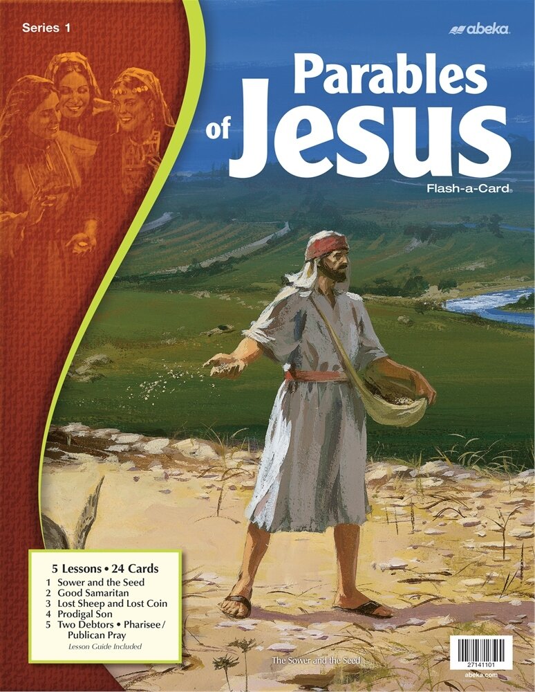 AB 71411 - Abeka:   Parables of Jesus, Series 1 Flash-a-Cards