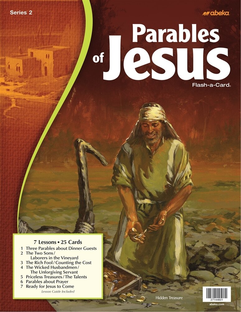 AB 71446 - Abeka:   Parables of Jesus, Series 2 Flash-a-Cards