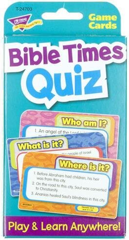 RBP 8597  Bible Times Quiz Game Cards