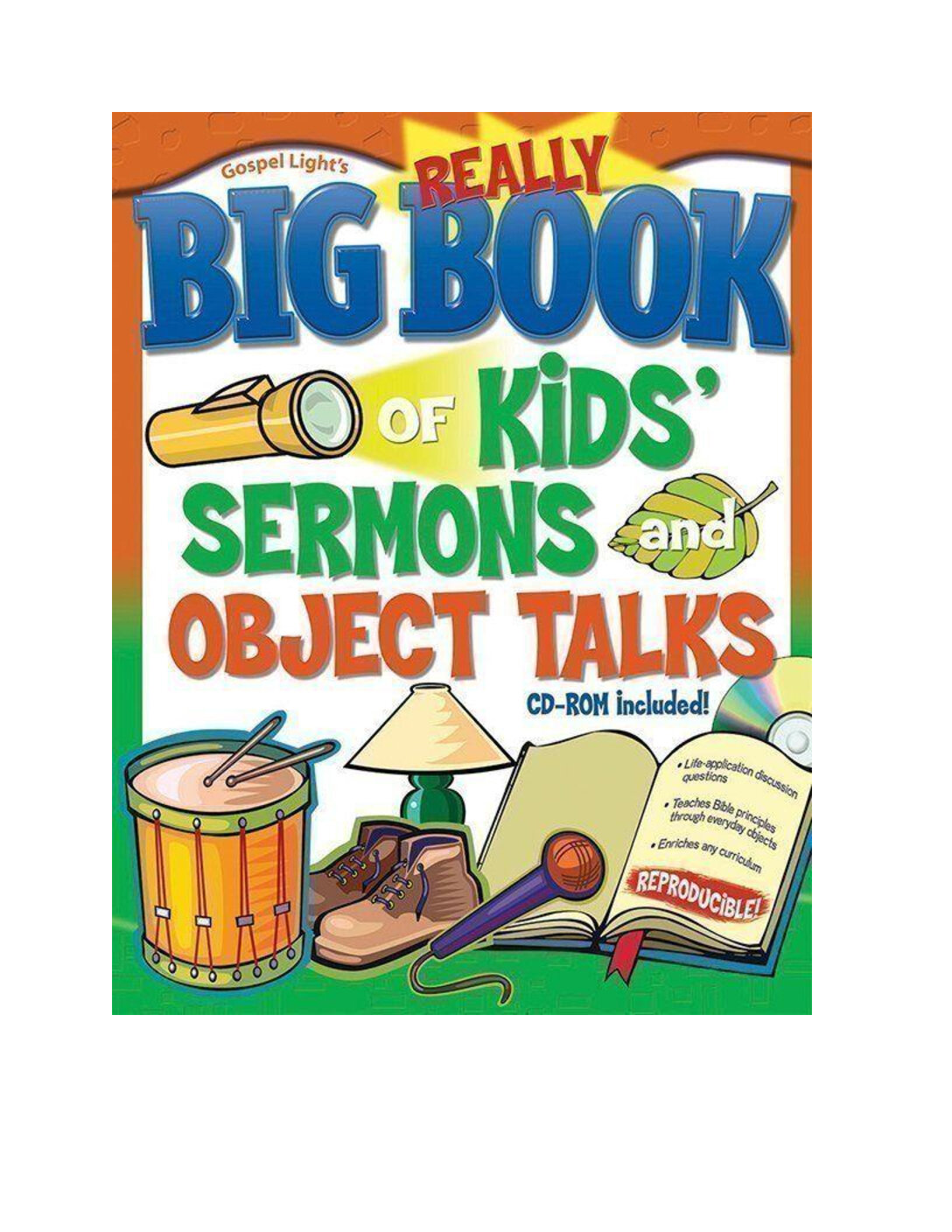 WA 25168  Big Book of Kids' Sermons and Object Talks with  CD-Rom