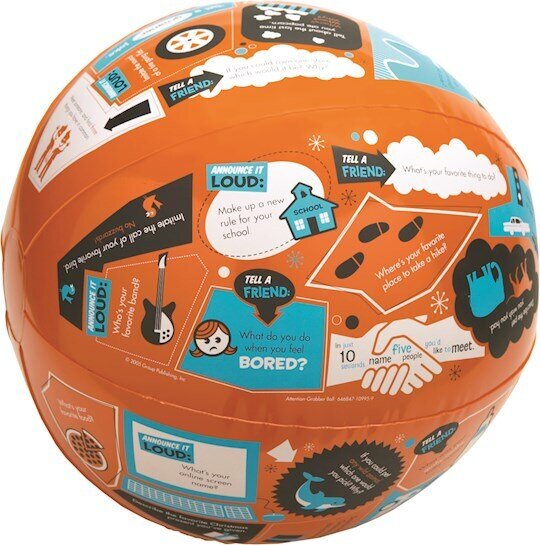WA 060386  Throw & Tell Ball - Attention Grabber
