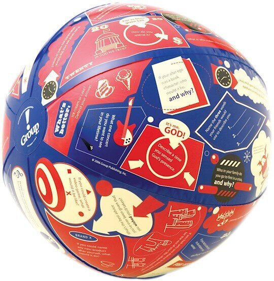 WA 009209  Throw & Tell - Ice Breakers Ball