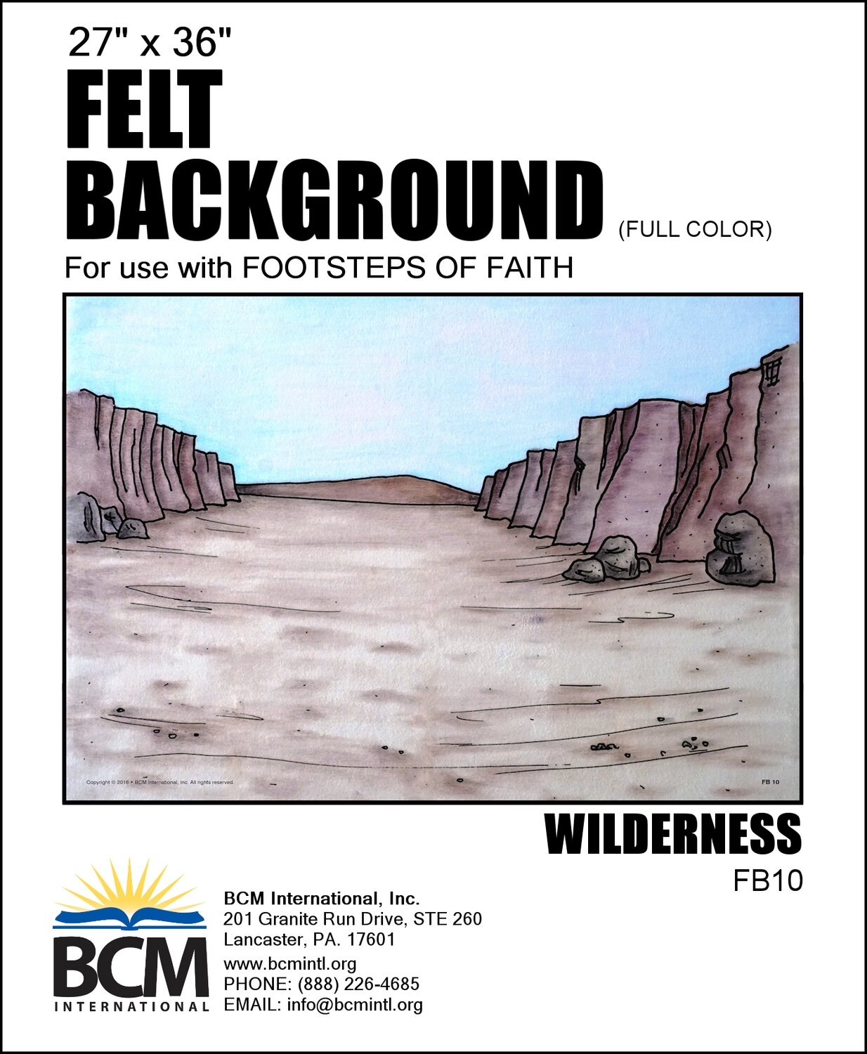 FBC10 - F of F Coloured Flannel Background - Wilderness
