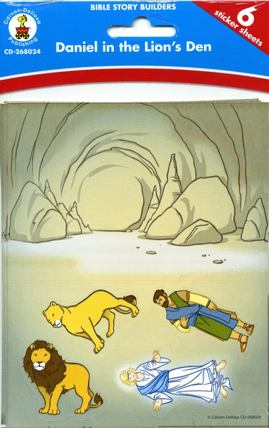 RBP 8058 - Scene Builder Stickers - Daniel in the Lions' Den (6 sheets)