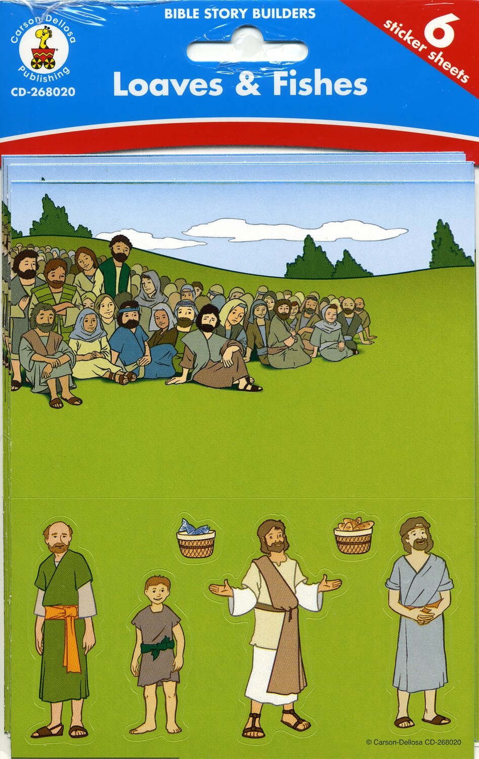 RBP 8062 - Scene Builder Stickers - Loaves & Fishes (6 sheets)