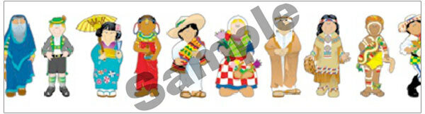 RBP 8533 - Border:  International Kids