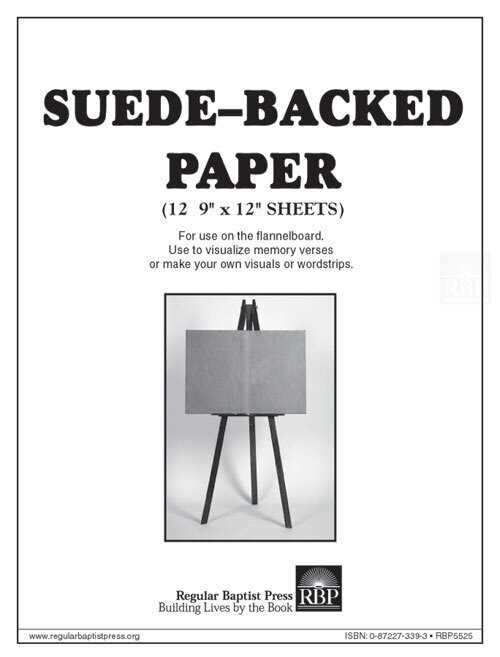 RBP 5525 - Suede-backed Sheets (flocked) pk/12