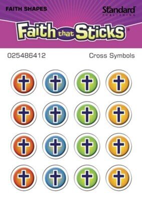 JH 394398  Puffy Cross Symbols Stickers (16)