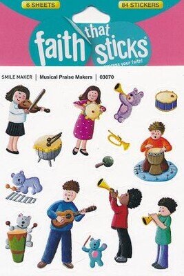 JH 403070  Musical Praise Makers Stickers (84)