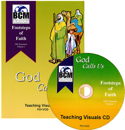 FO1VCD - Footsteps of Faith Teaching Visuals CD: God Calls Us - OT 1