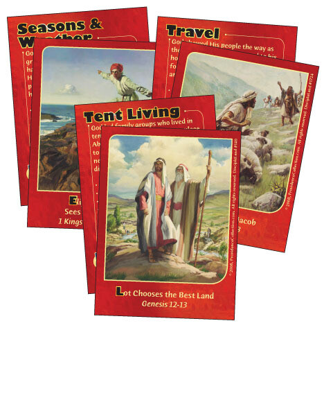 1DBC - Village Life with God Bible Cards