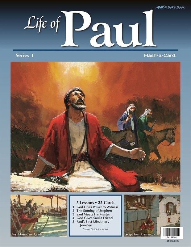 AB 41946 - Abeka:  Life of Paul, Series 1 Flash-a-Cards
