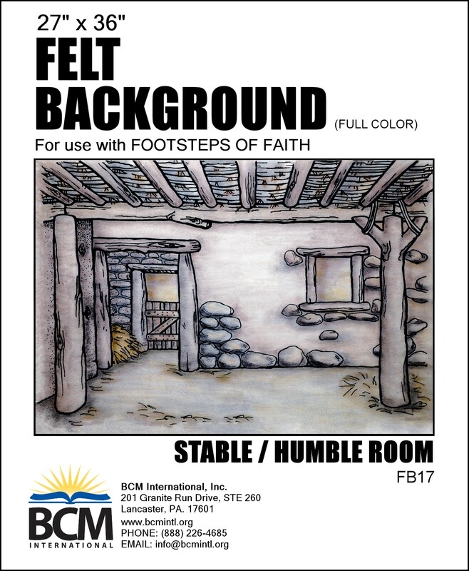 FBC17 - F of F Coloured Flannel Background - Stable/Humble Room