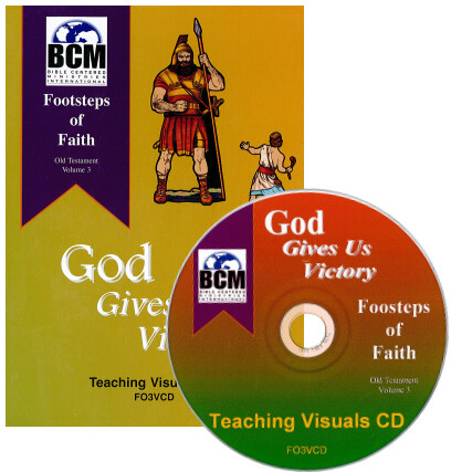 FO3VCD - Footsteps of Faith Teaching Visuals CD: God Give Us Victory - OT 3