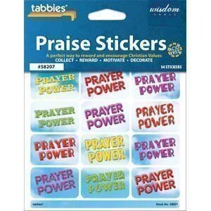 PS 82075  Prayer Power Stickers  pk/54