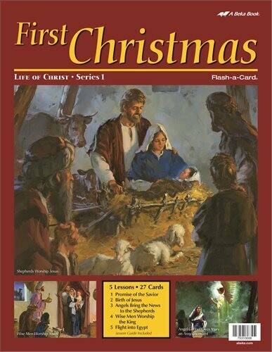 AB 75310 - Abeka:   First Christmas Flash-a-Cards