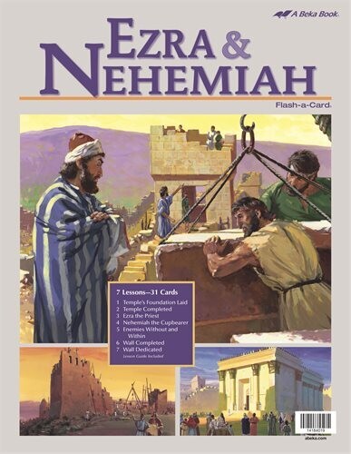AB 14184 - Abeka:   Ezra/Nehemiah Flash-a-Cards