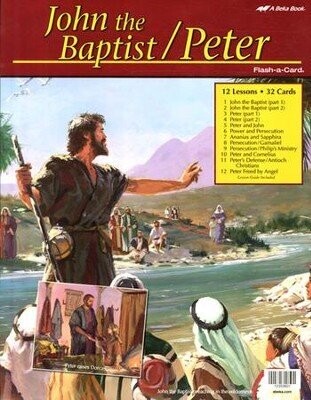 AB 123536 - Abeka: John the Baptist/Peter Flash-a-Cards