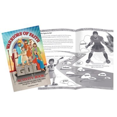 73024 - Warriors of Faith Activity Book (ages 7-11)
