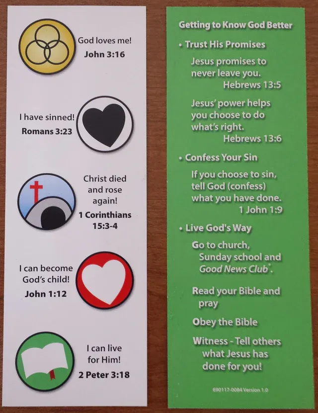 Gospel Bookmarks  pk/25