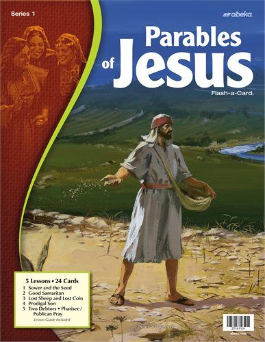 AB 71411 - Abeka:   Parables of Jesus, Series 1 Flash-a-Cards