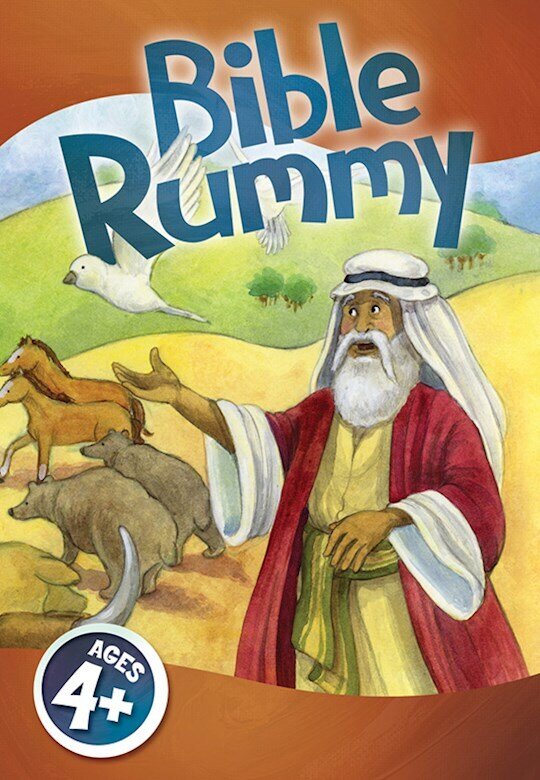 WA 455854  Bible Rummy Jumbo Card Game