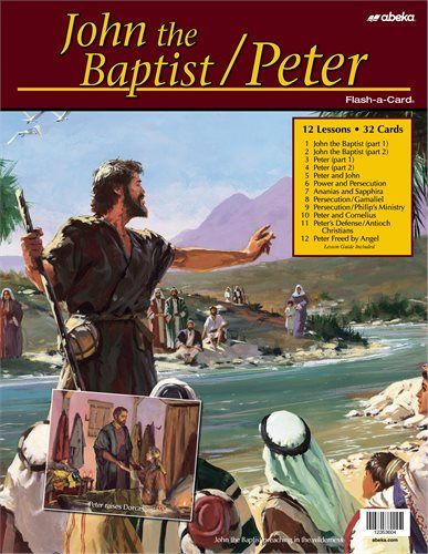 AB 123536 - Abeka: John the Baptist/Peter Flash-a-Cards