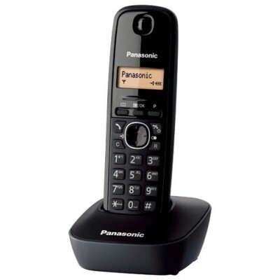 Telefono cordless dect panasonic nero serie KX-TG1611 KX-TG1611JTH