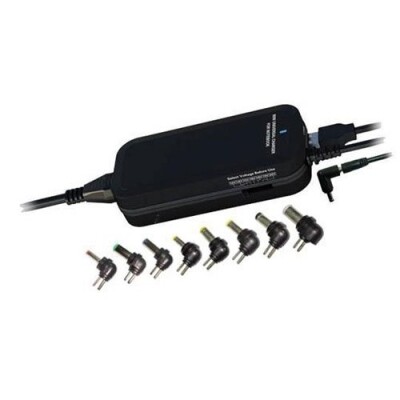 Alimentatore Universale switching a tensione variabile 12-20 vdc 90w con usb n. 8 plug per notebook