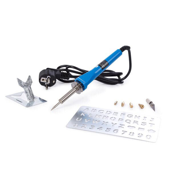 Penna pirografica - saldatore con set di accessori - 30W
