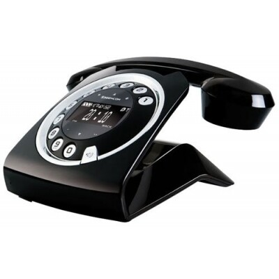 Telefono cordless digitale retrò fashion style nero Sagemcom SIXTY BLACK