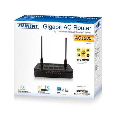 Router Gigabit AC750 Dual Band EMINENT EM4710