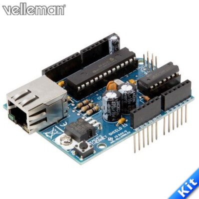 Ethernet shield per Arduino ORIGINALE in kit da saldare