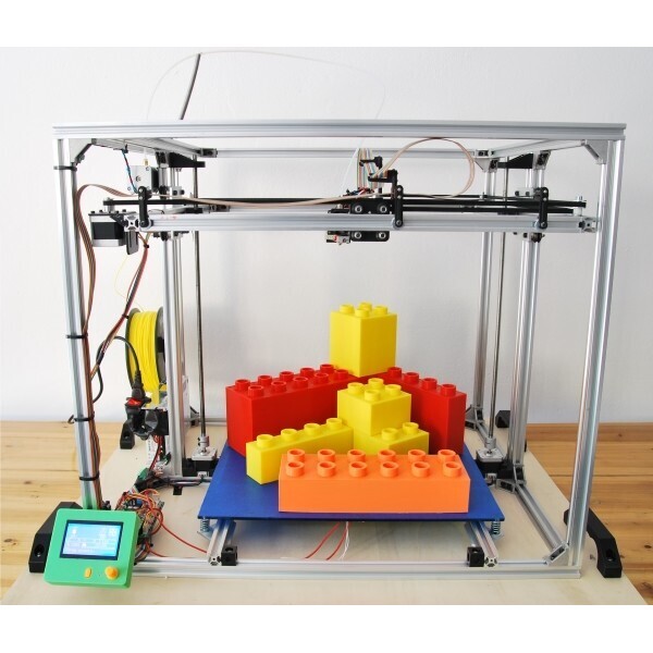 Stampante 3D FDM (Fused deposition modeling) con hardware Arduino e sul celebre firmware Marlin 40x40x40 cm 3D4040 in KIT
