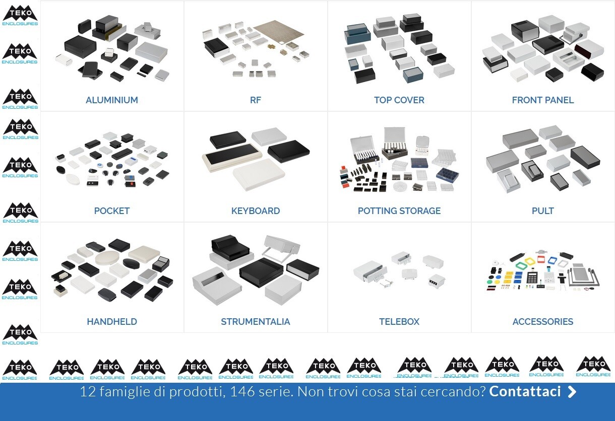 TEKO enclosures Contenitori per elettronica