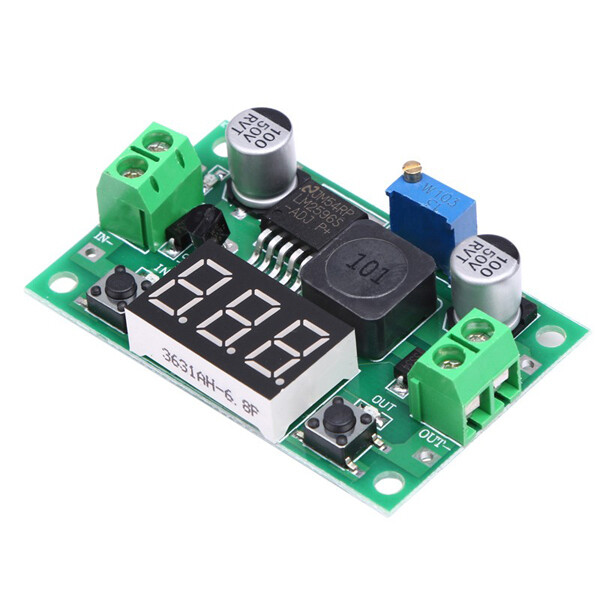 Convertitore DC / DC step down con display e uscita regolabile 1,5V / 35V