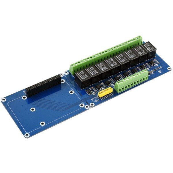 Scheda 8 Relè guida DIN per Raspberry PI