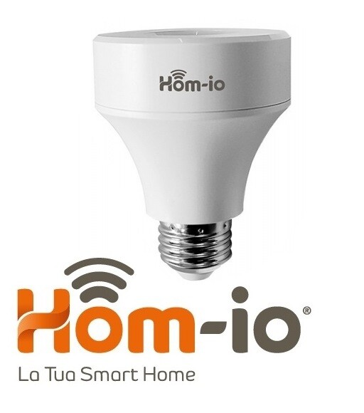 ADATTATORE E27 WIFI SMART DOMOTICA HOM-IO