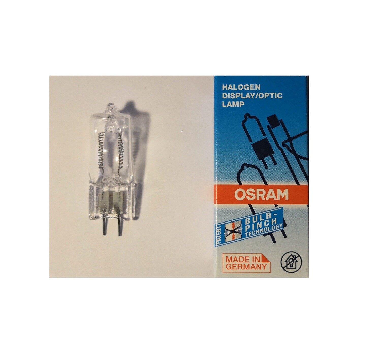LAMPADINA ALOGENA ATTACCO GX6,35 SPINETTA 650W DI POTENZA, TENSIONE 230V - CODICE H64540 - BISPINA SPECIALE OSRAM P1 / 13