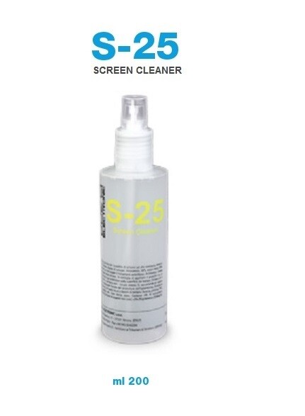 DETERGENTE PULISCI SCHERMO S25 200 ML SPRAY SCREEN CLEANER